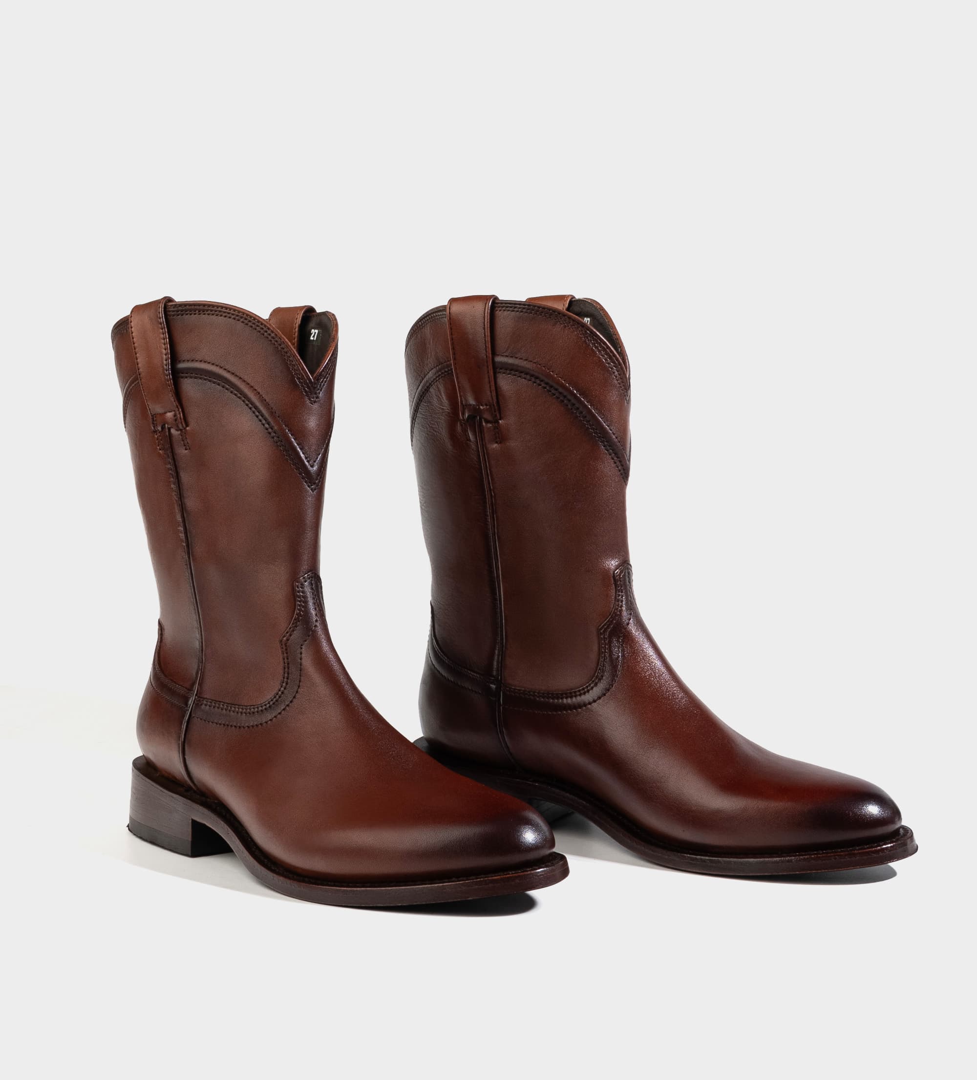 BOTA WESTERN WELT PIEL PREMIUM CAFÉ HIGH