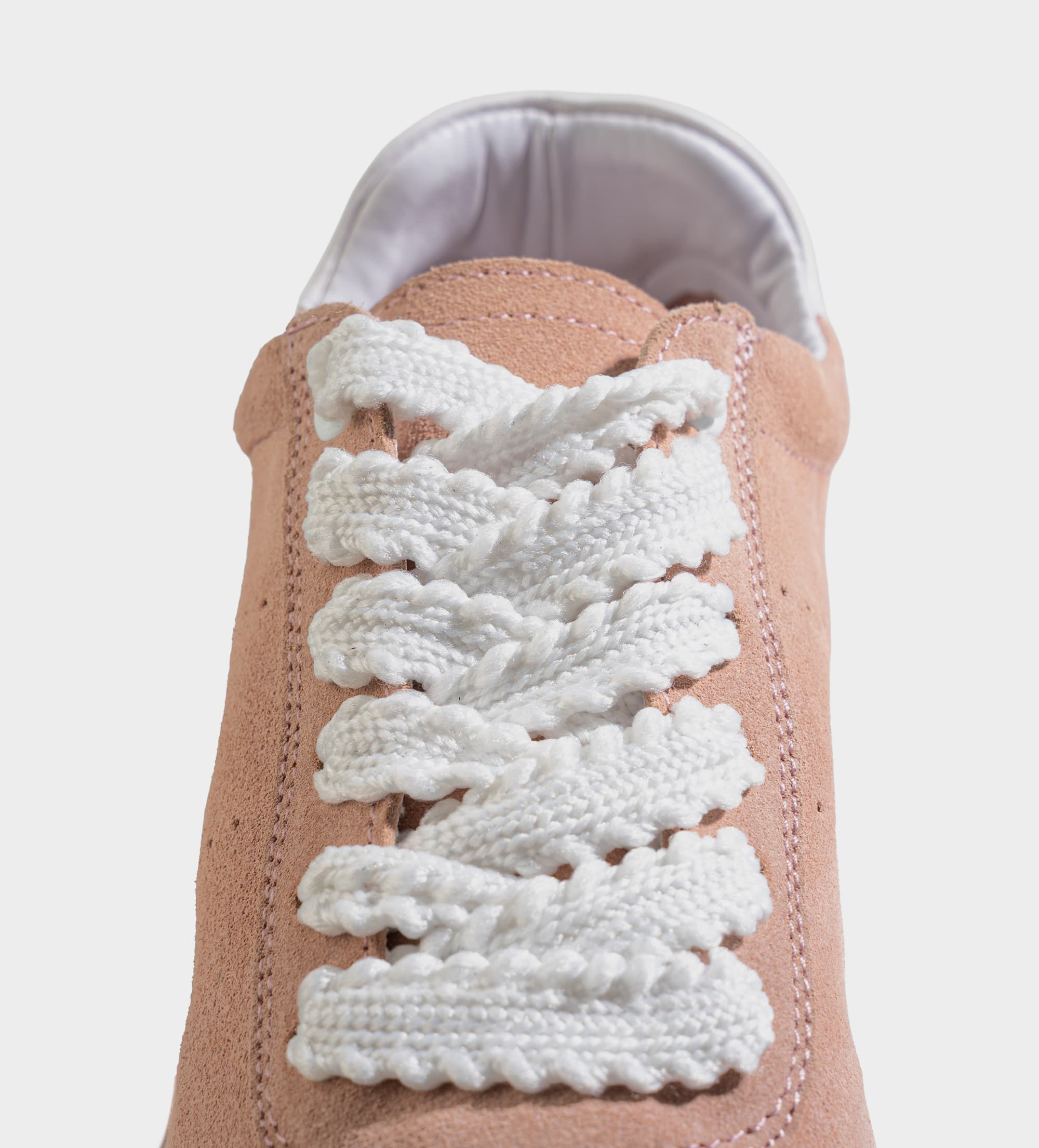 SNEAKER CASUAL GAMUZA PIEL ROSA