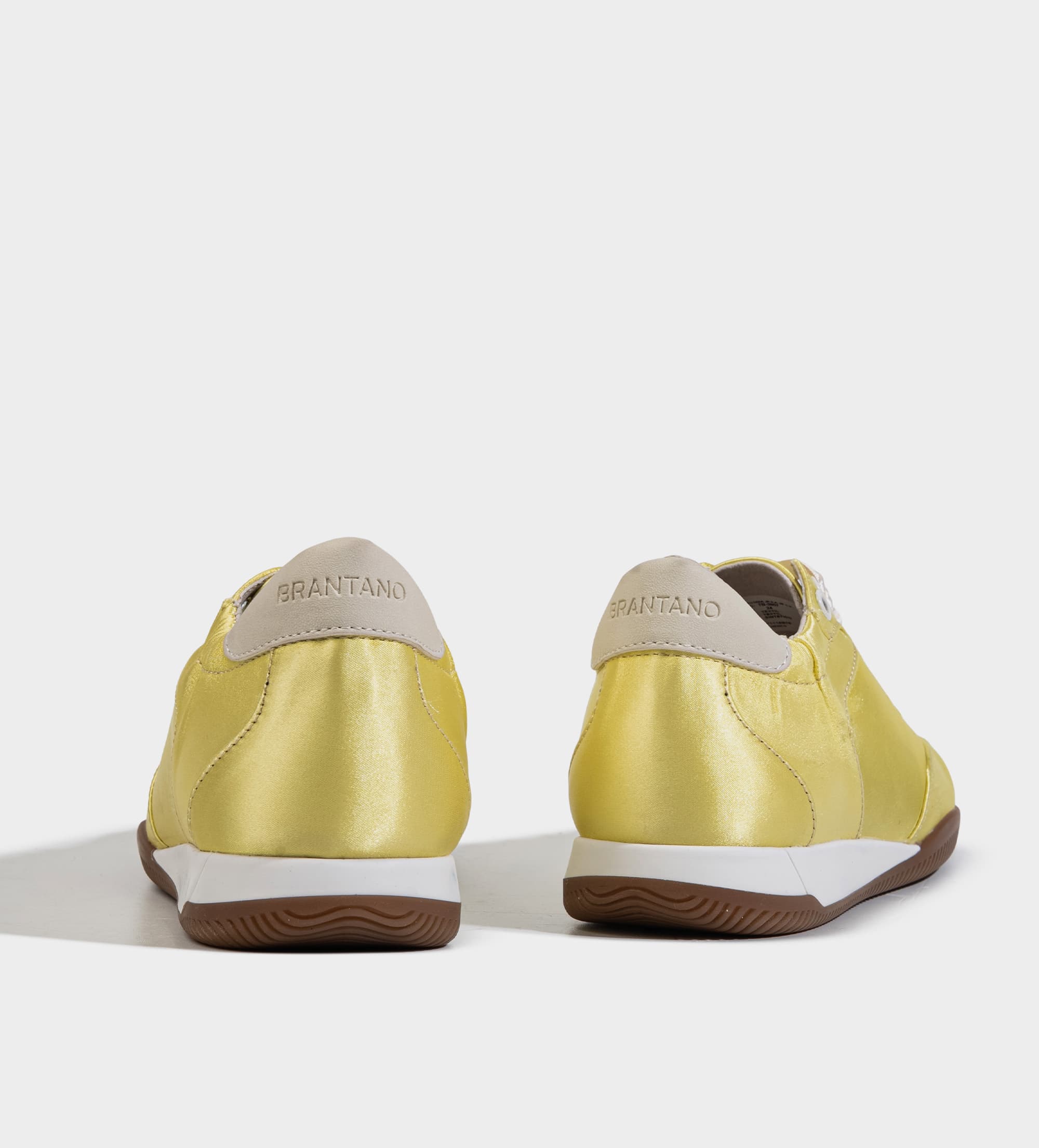 SNEAKER CASUAL TEXTIL SATINADO AMARILLO