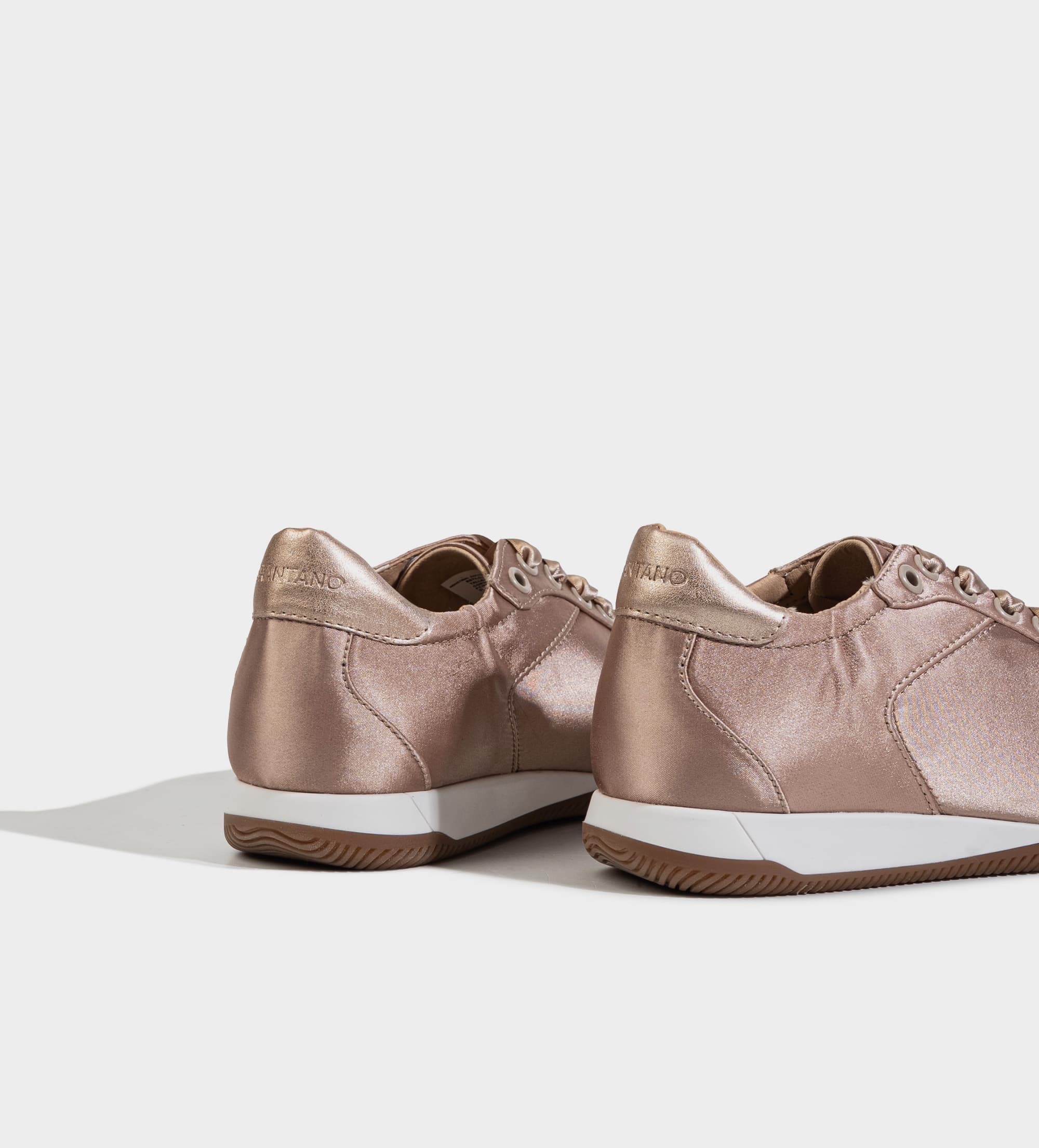 SNEAKER CASUAL TEXTIL SATINADO NUDE
