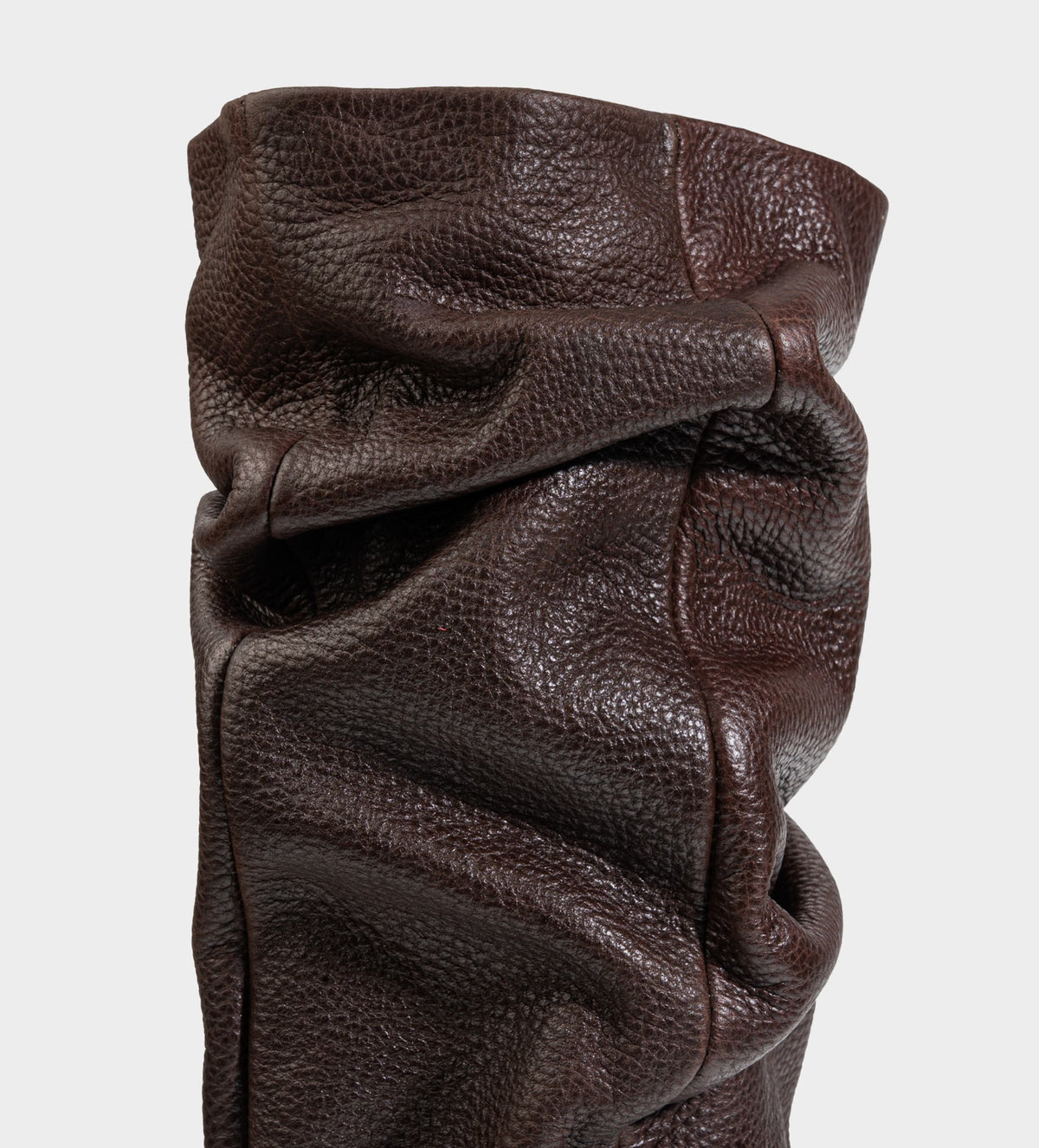 BOTA ALTA PIEL TACÓN KITTEN