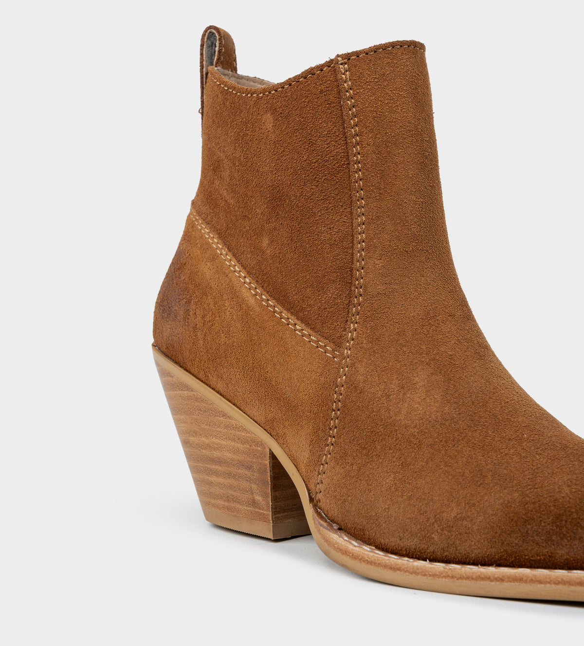 BOTA ALTA CAFÉ WESTERN FLECOS DESMONTABLE CAFÉ
