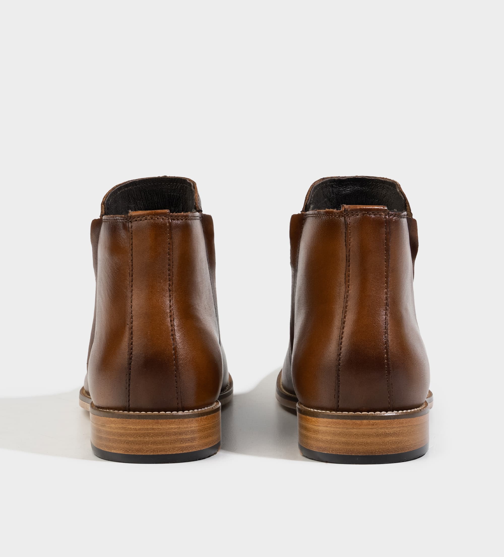 BOTA CASUAL CIERRE LATERAL PIEL MIEL