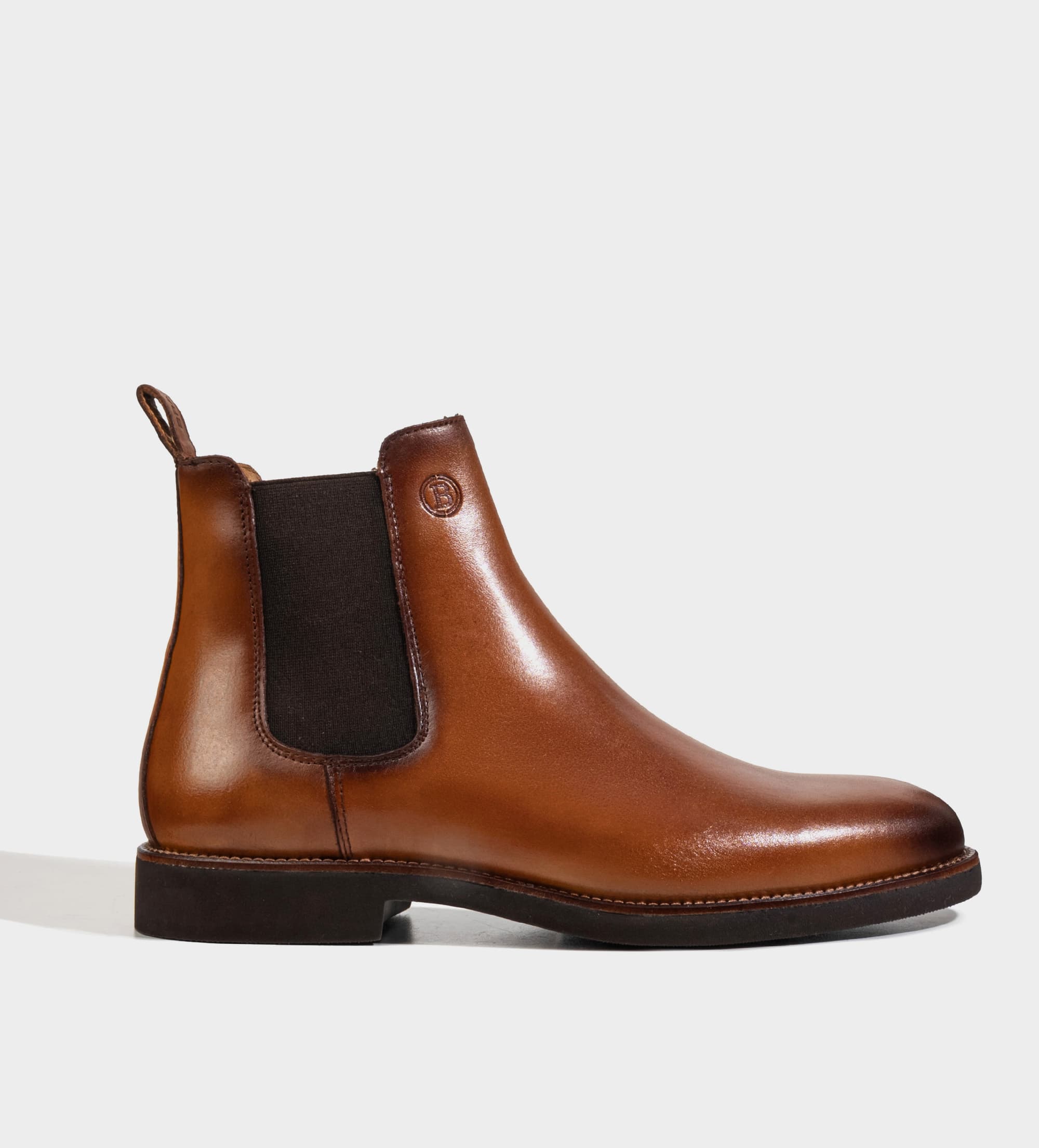 BOTIN CASUAL CHELSEA PIEL MIEL