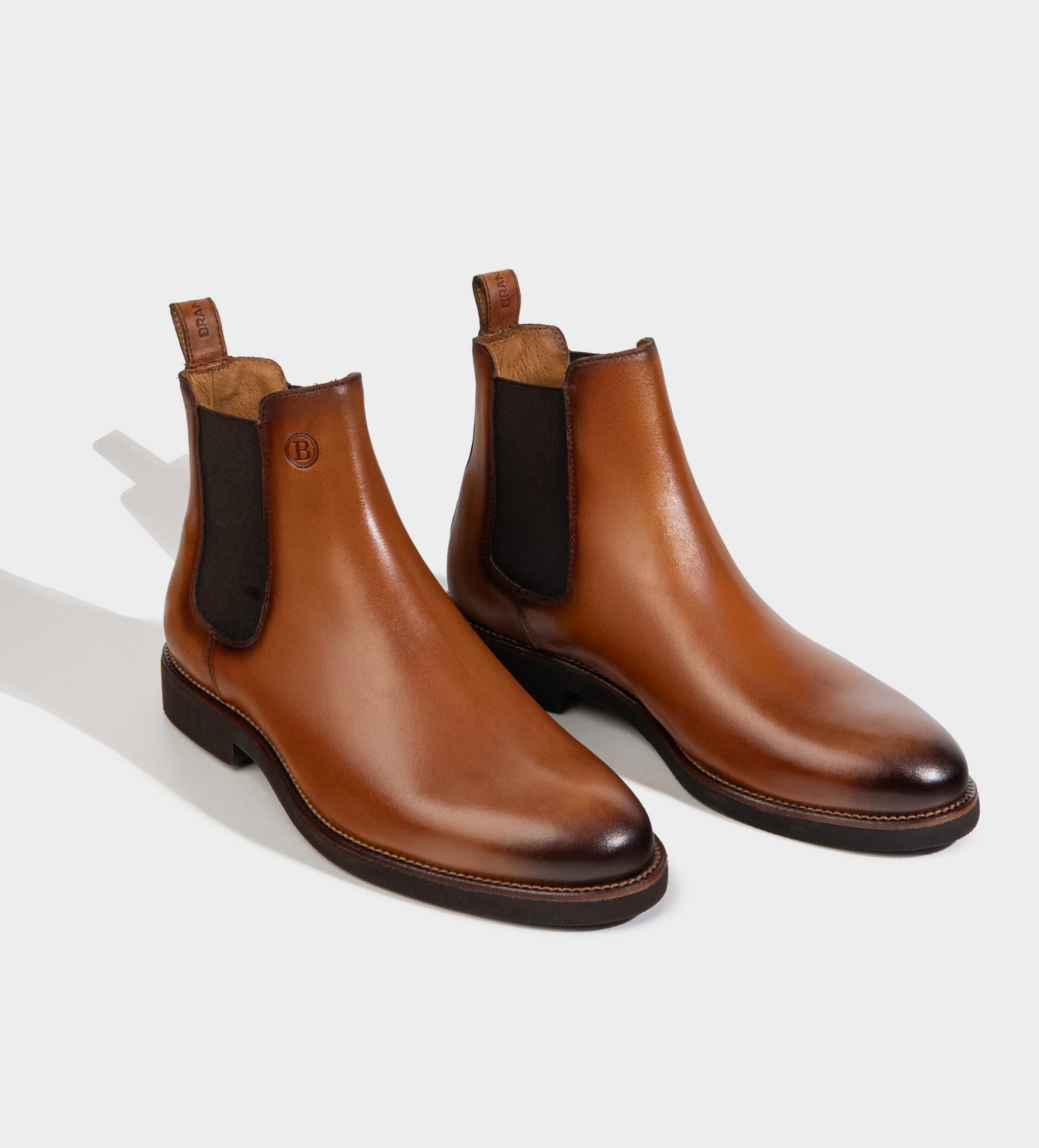 BOTIN CASUAL CHELSEA PIEL MIEL