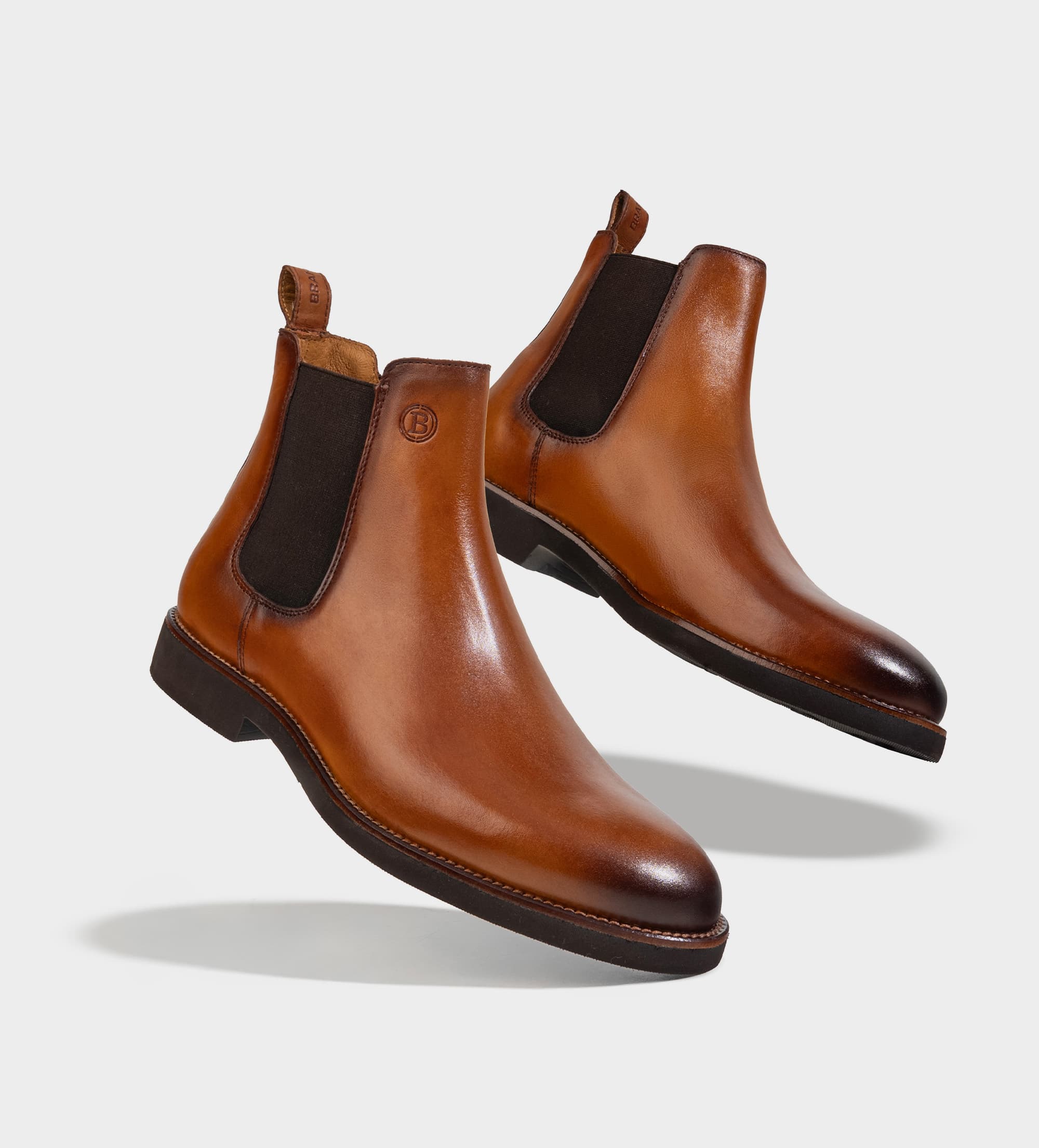 BOTIN CASUAL CHELSEA PIEL MIEL