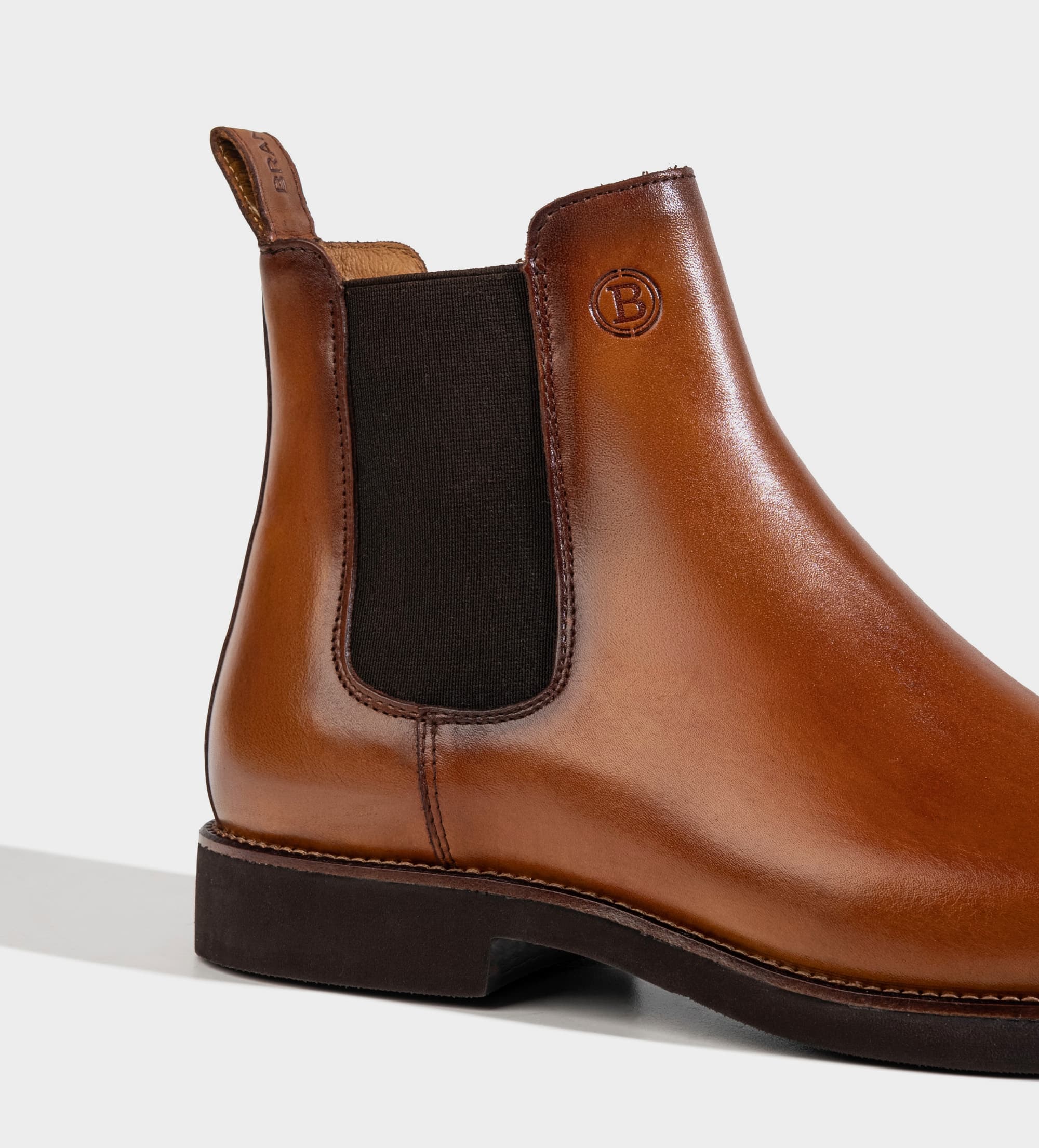 BOTIN CASUAL CHELSEA PIEL MIEL