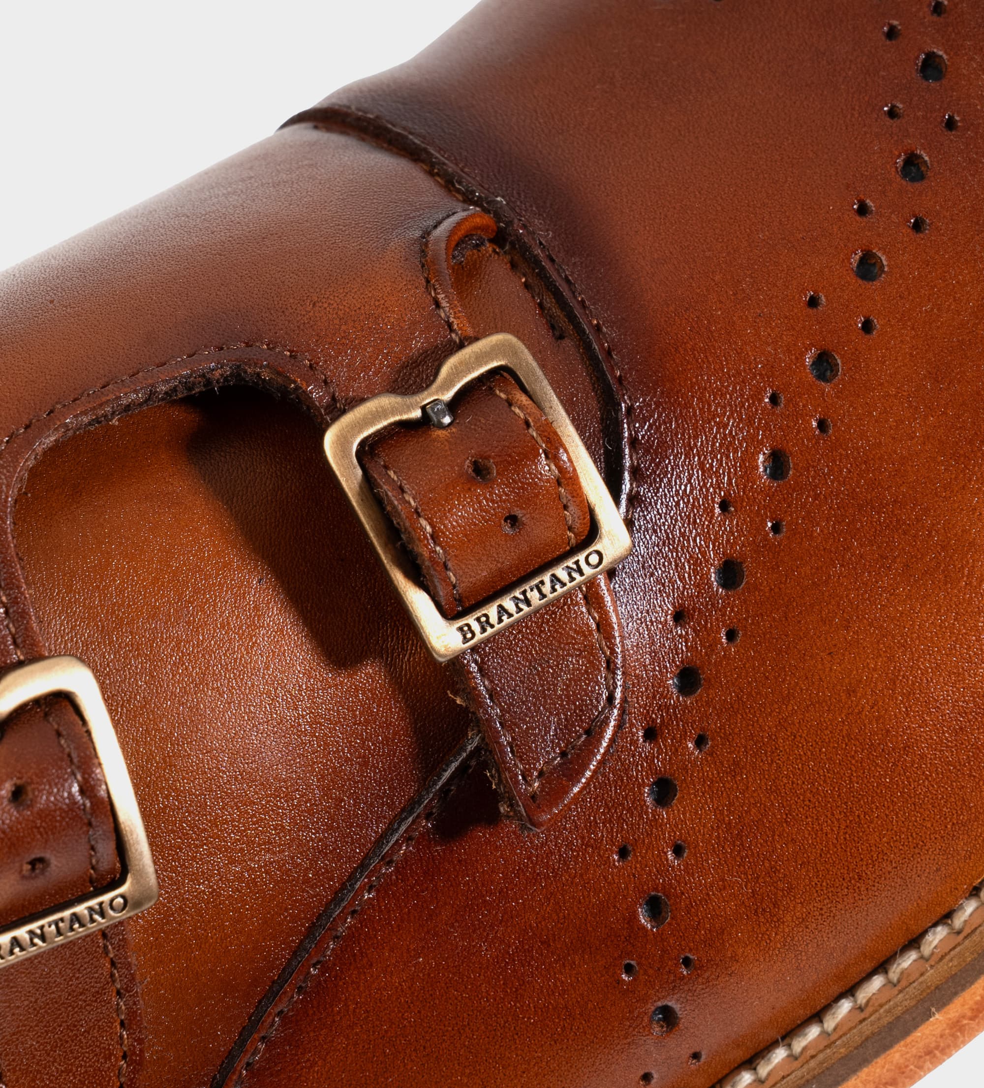ZAPATO OXFORD VESTIR MONK STRAP PIEL CAFÉ