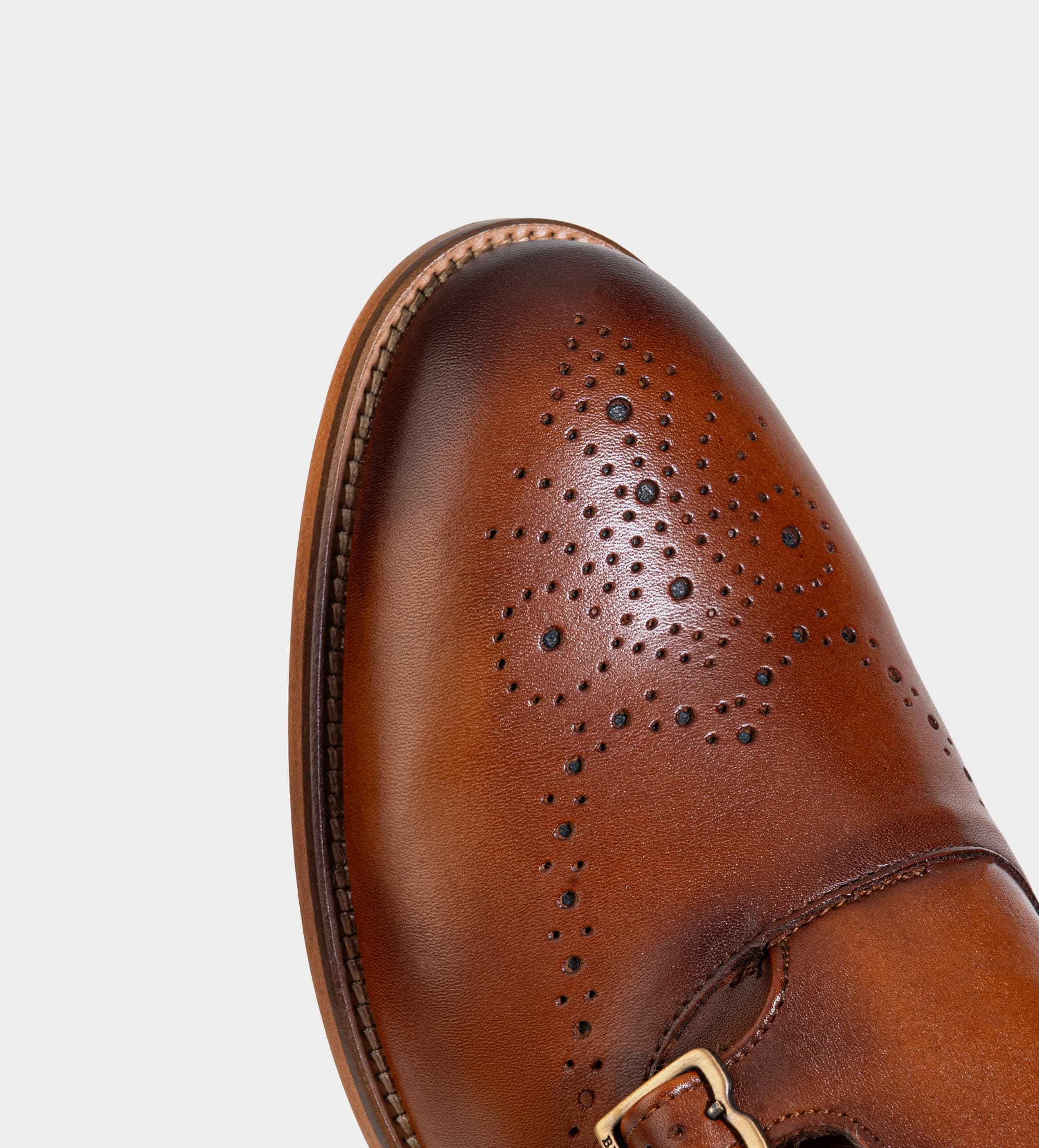 ZAPATO OXFORD VESTIR MONK STRAP PIEL CAFÉ