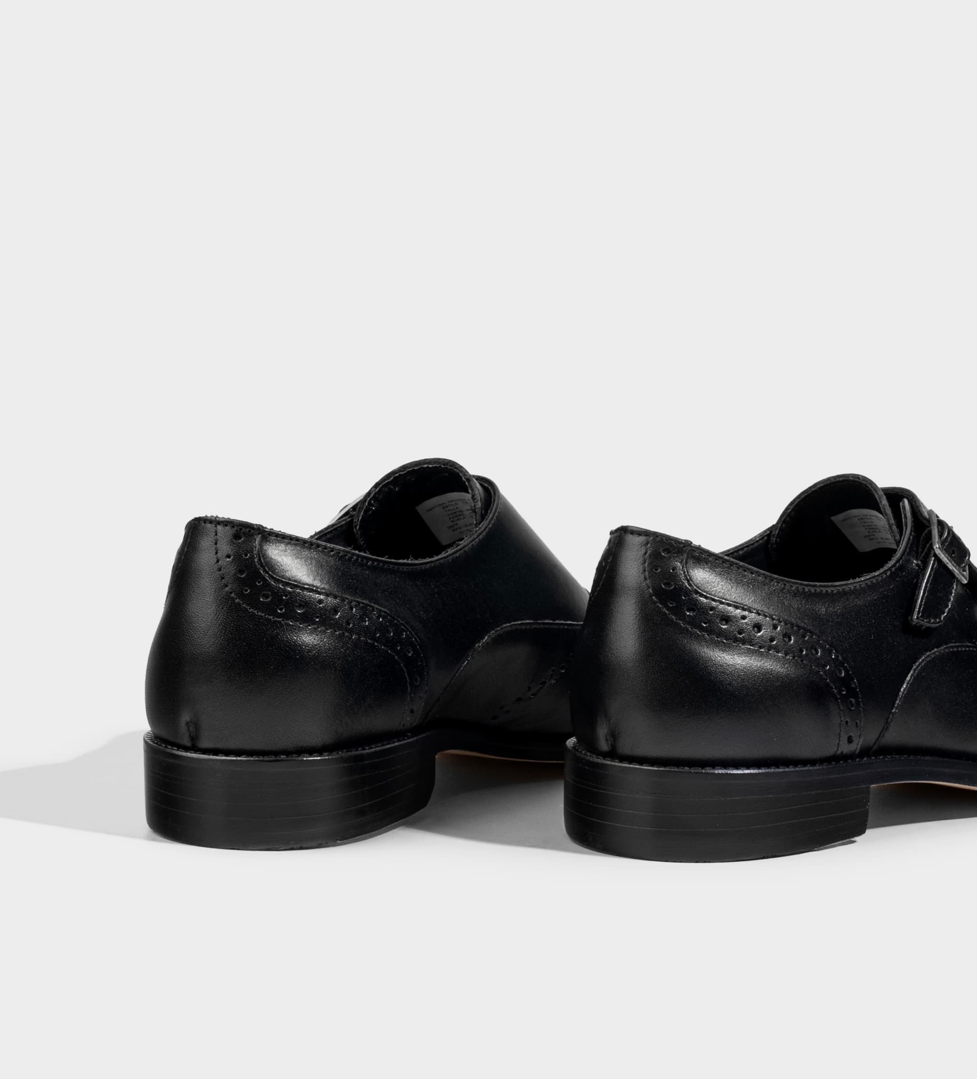 ZAPATO OXFORD VESTIR MONK STRAP PIEL NEGRO
