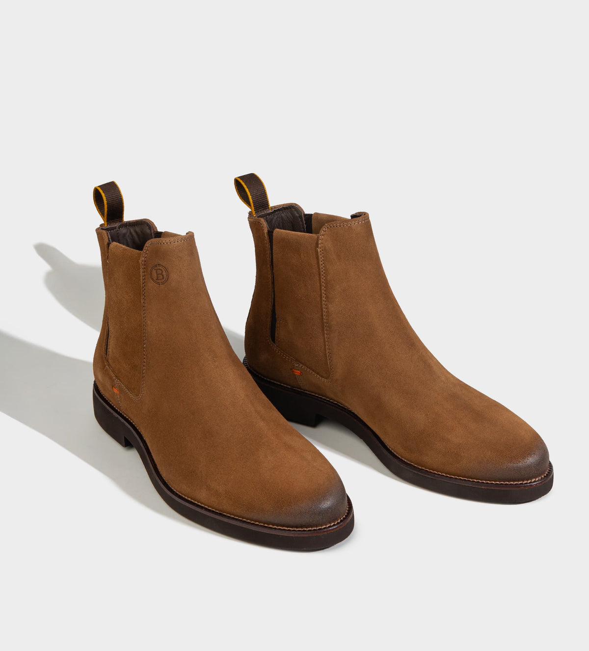 BOTA CHELSEA CASUAL PIEL GAMUZA CAFÉ
