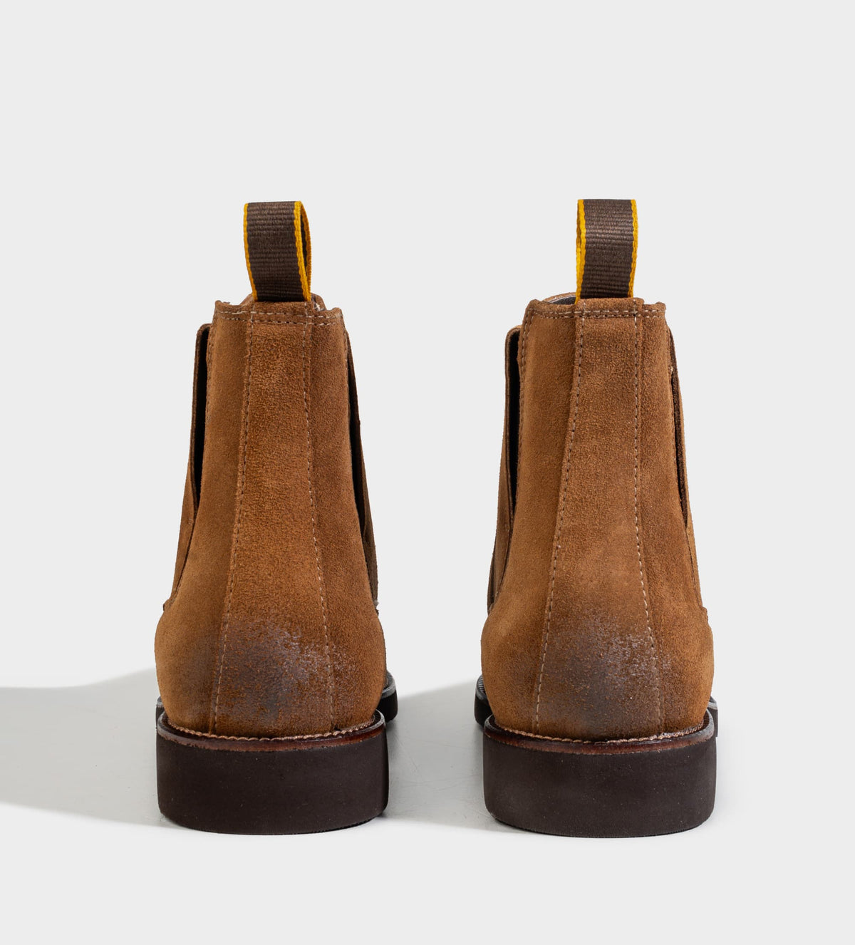 BOTA CHELSEA CASUAL PIEL GAMUZA CAFÉ