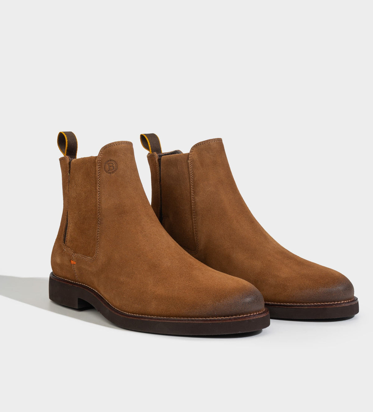 BOTA CHELSEA CASUAL PIEL GAMUZA CAFÉ