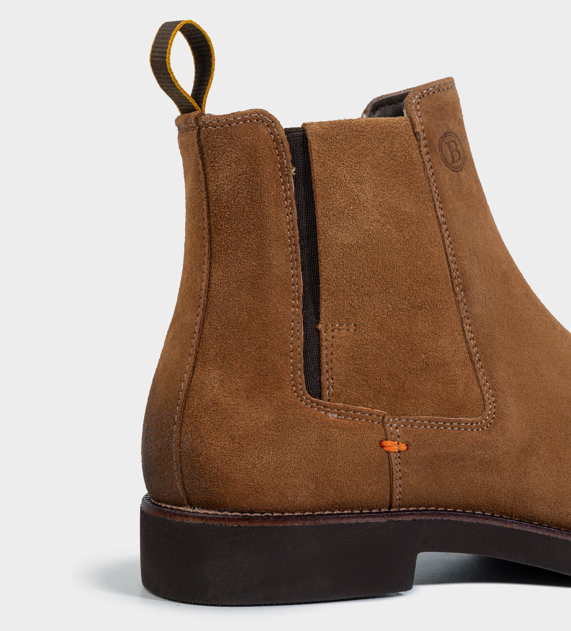 BOTA CHELSEA CASUAL PIEL GAMUZA CAFÉ