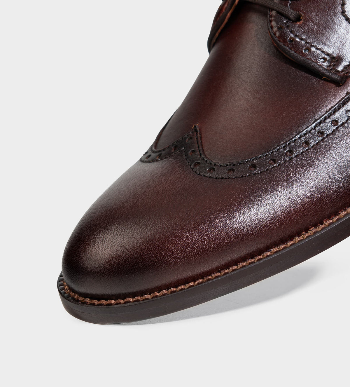 ZAPATO VESTIR PIEL OXFORD VINO