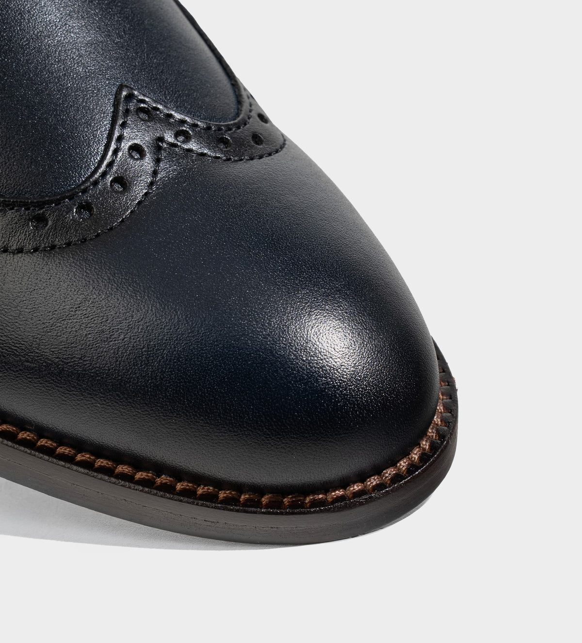 ZAPATO VESTIR PIEL OXFORD AZUL