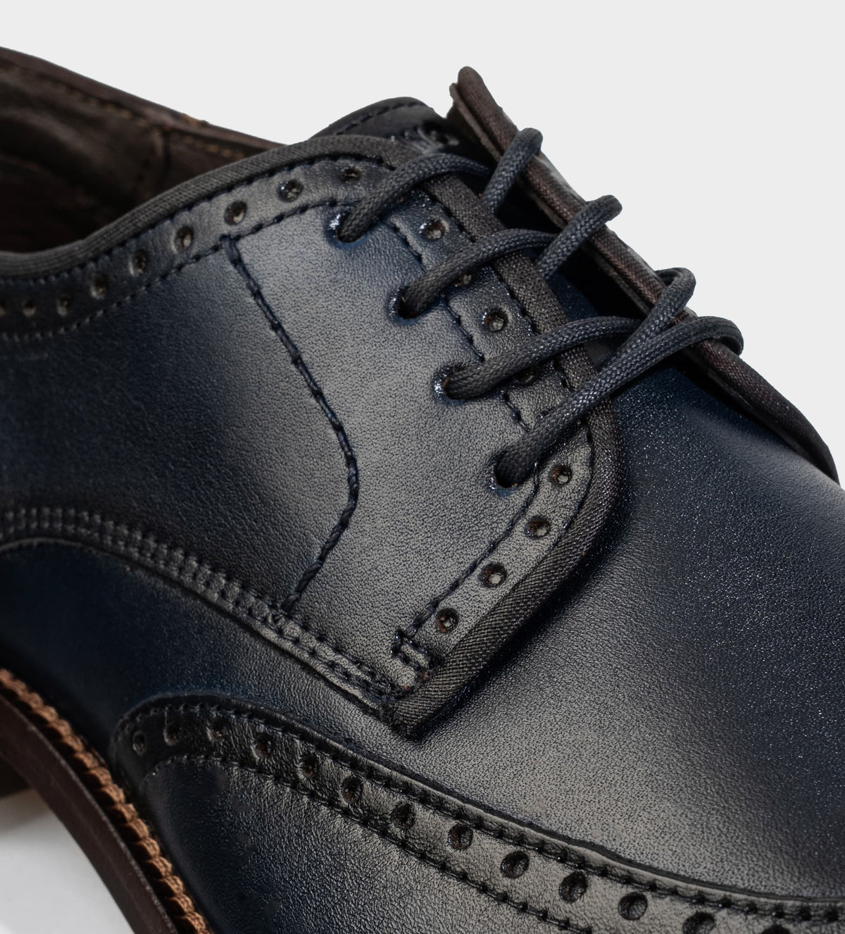 ZAPATO VESTIR PIEL OXFORD AZUL