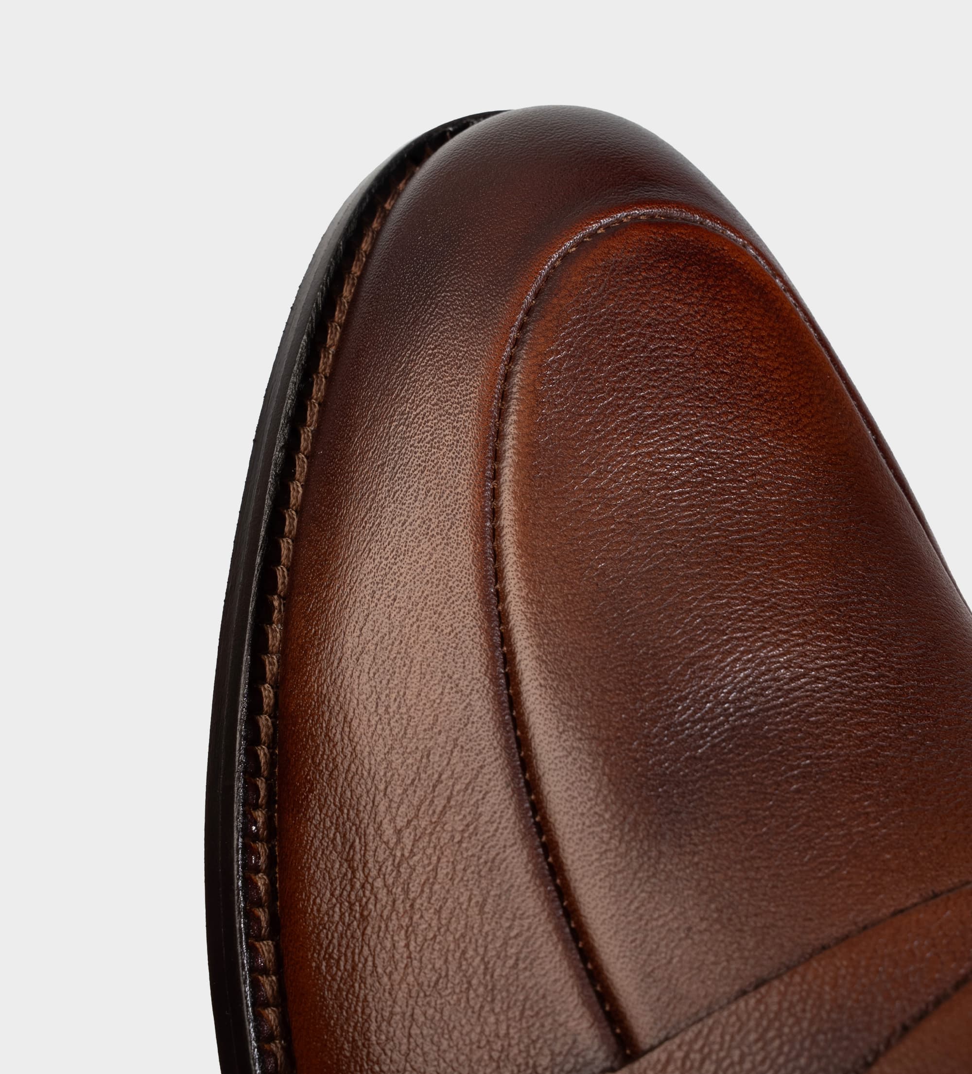 MOCASIN PIEL VESTIR SUELA DE CUERO CAFÉ MAPLE