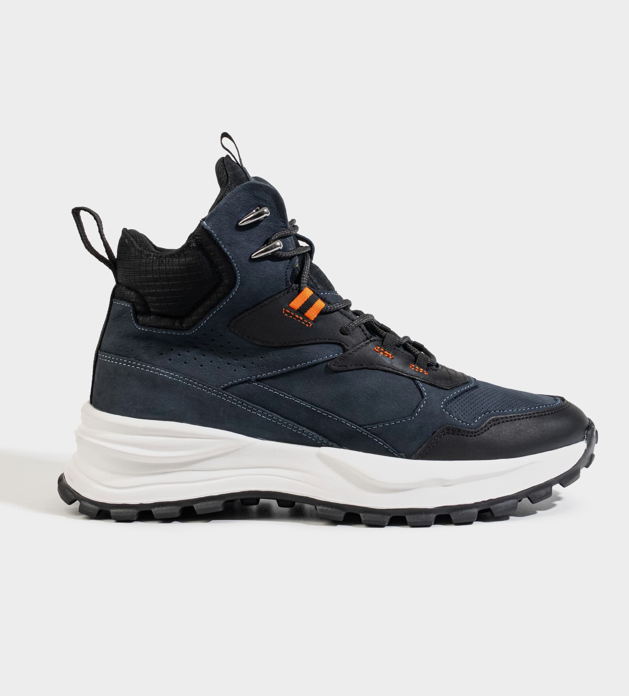 BOTA OUTDOOR PIEL AZUL