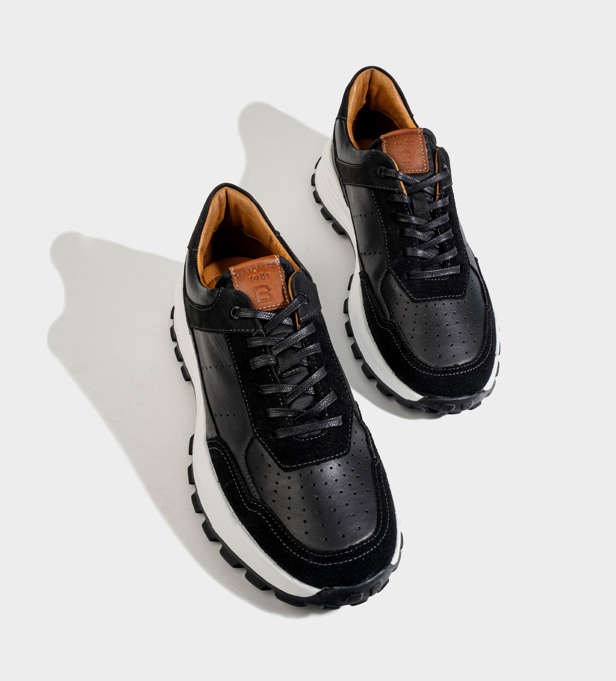 SNEAKER EVA ULTRA LIGERA PIEL NEGRO