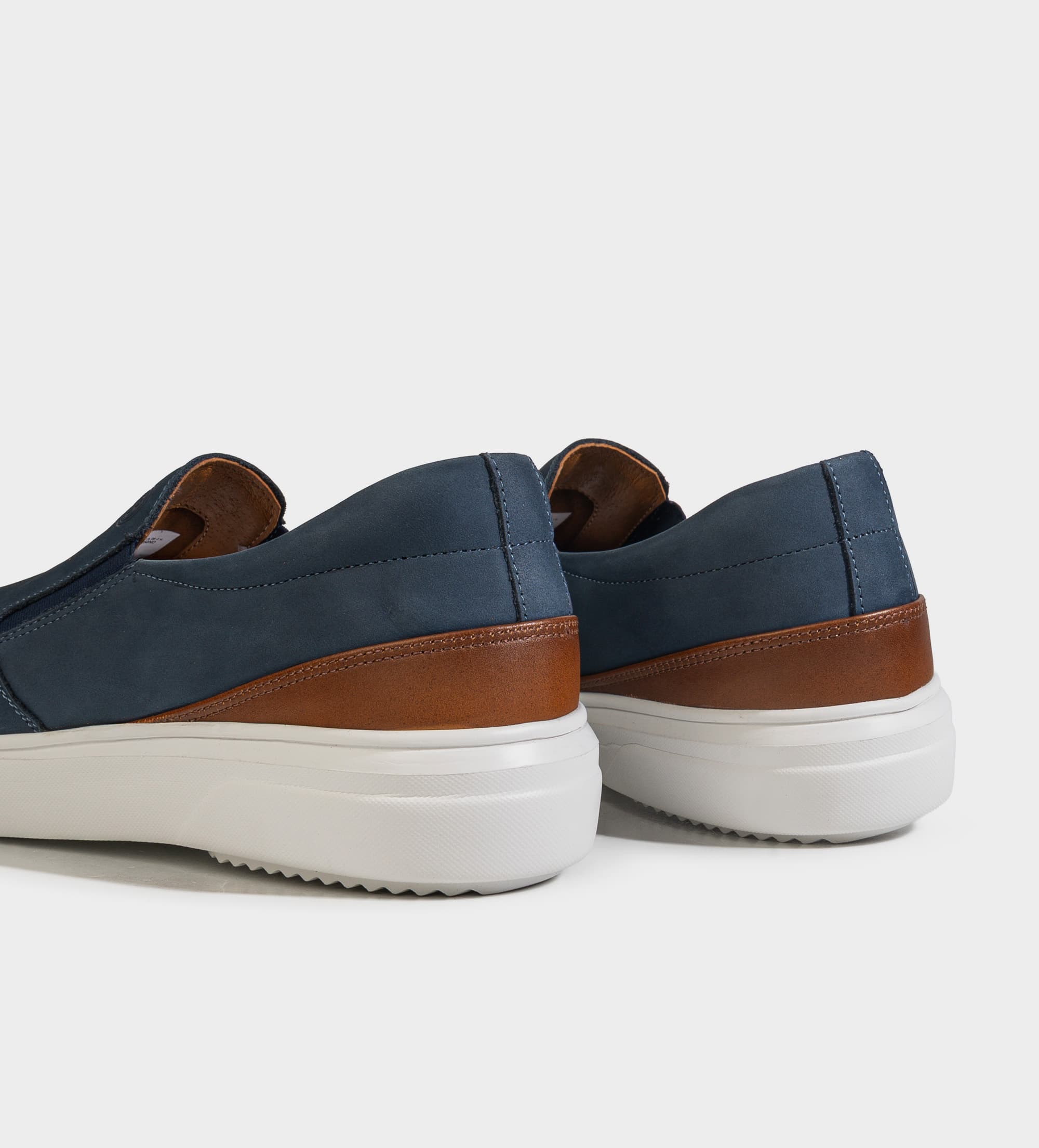 MOCASIN SLIP ON CASUAL AZUL MARINO