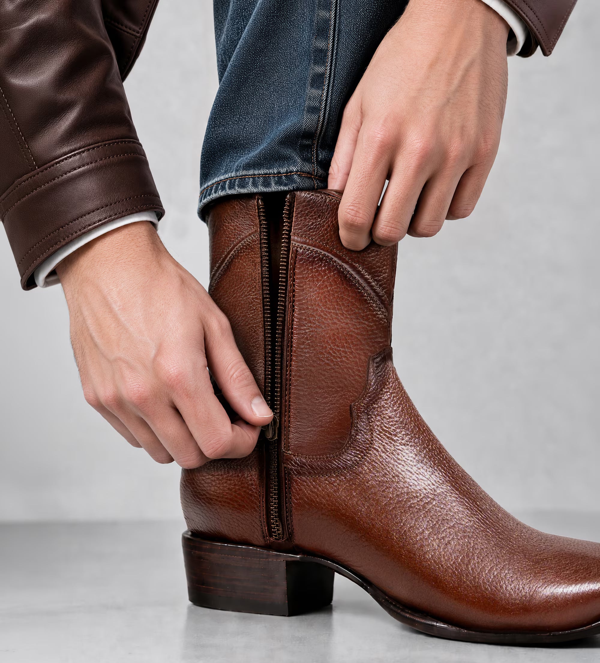 BOTA WESTERN WELT PIEL PREMIUM CAFÉ