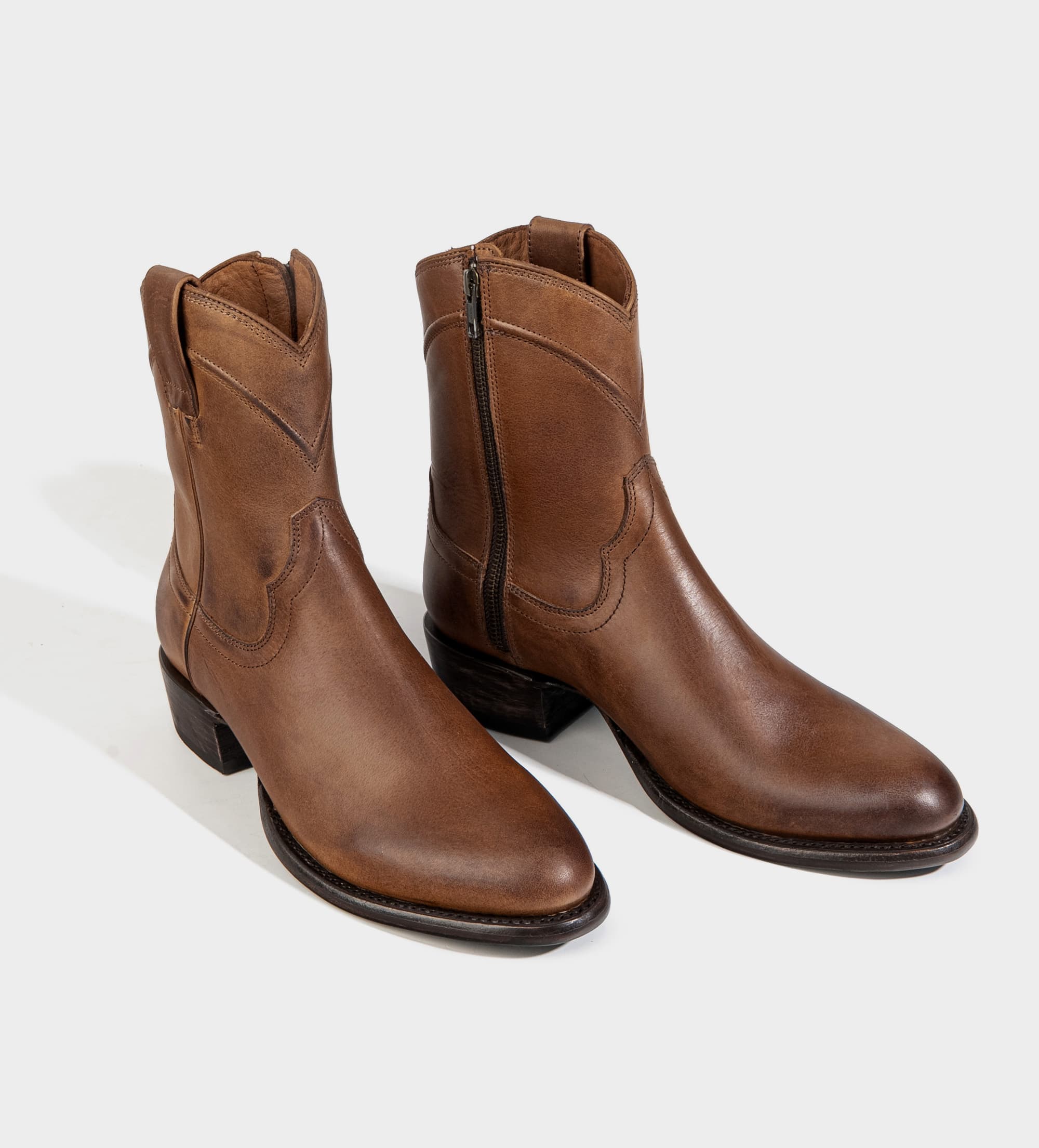 BOTA WESTERN WELT PIEL PREMIUM CAFÉ MID
