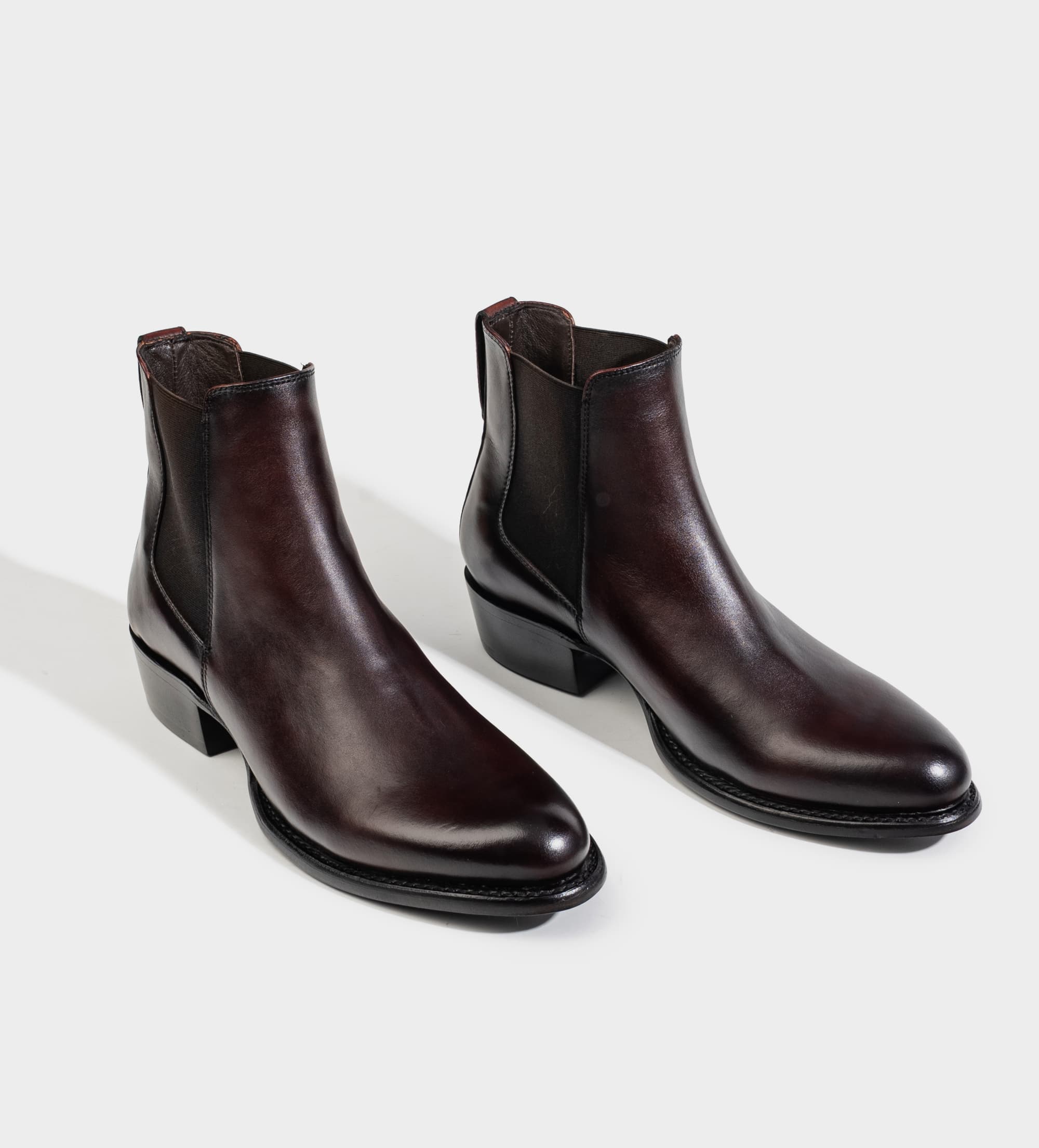 BOTA WESTERN CHELSEA PIEL VINO