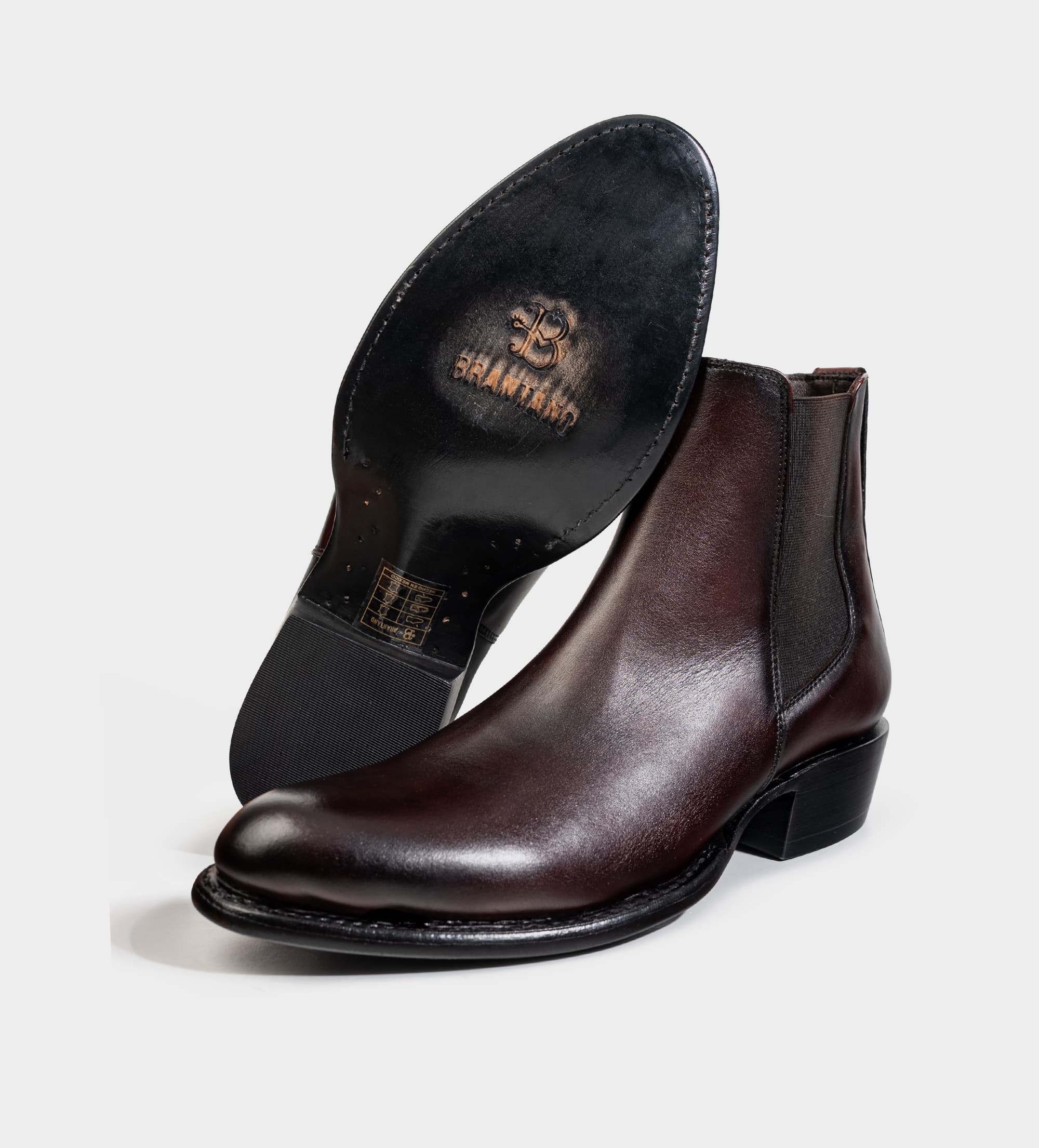 BOTA WESTERN CHELSEA PIEL VINO