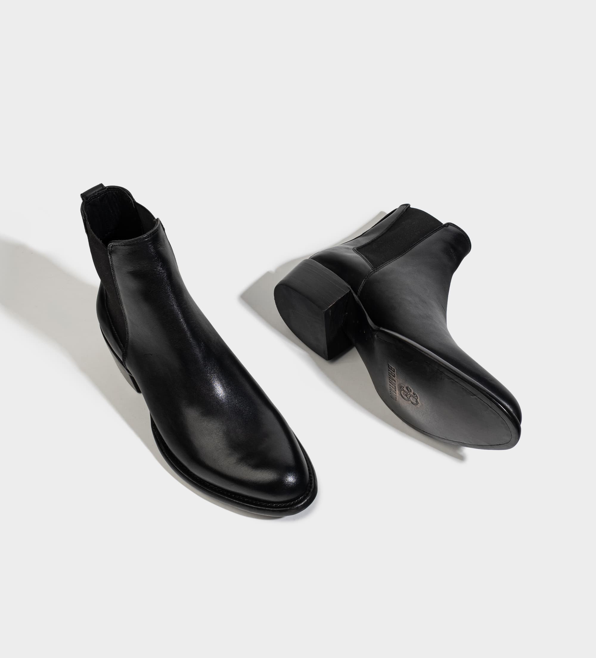 BOTÍN WESTERN PIEL PREMIUM CHELSEA NEGRO