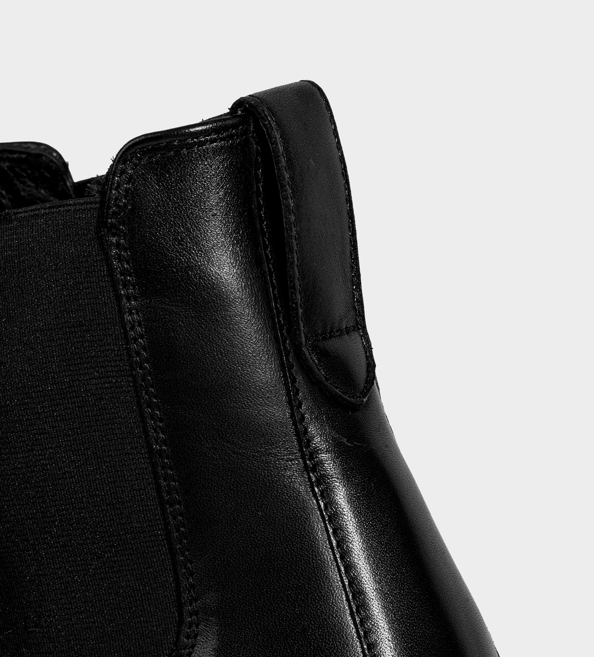 BOTÍN WESTERN PIEL PREMIUM CHELSEA NEGRO