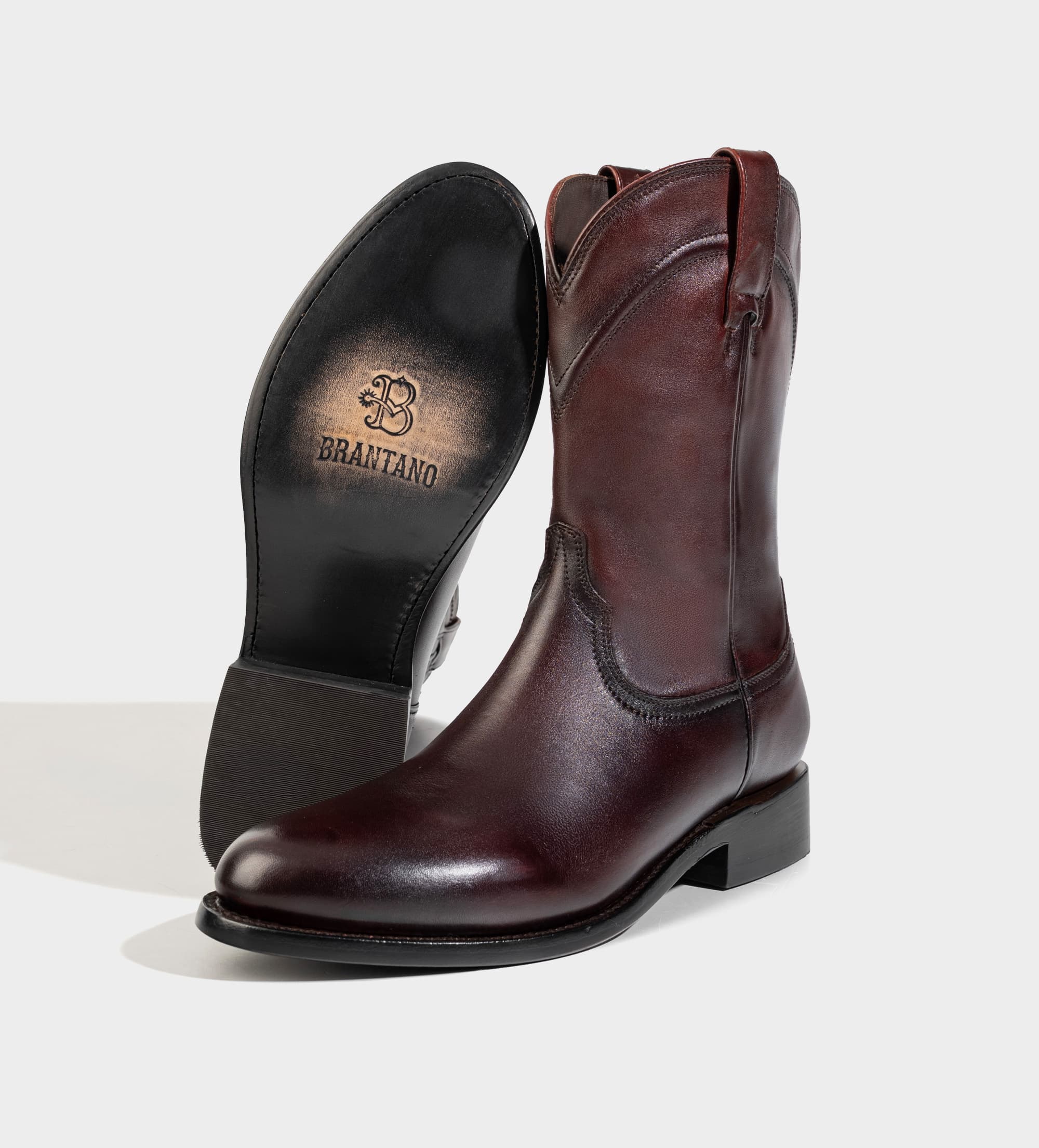 BOTA WESTERN WELT PIEL PREMIUM VINO HIGH