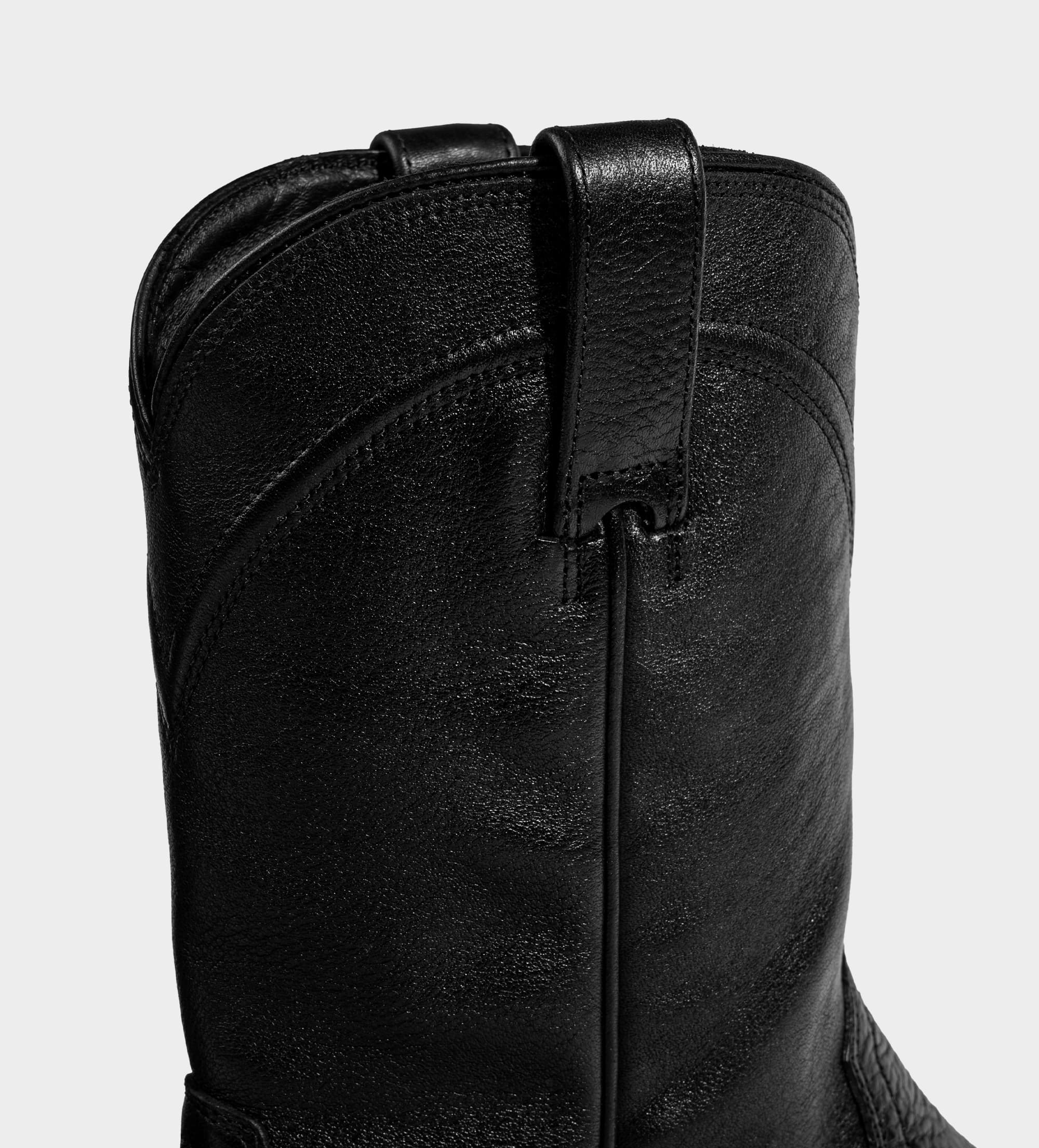 BOTA WESTERN WELT PIEL PREMIUM NEGRO HIGH