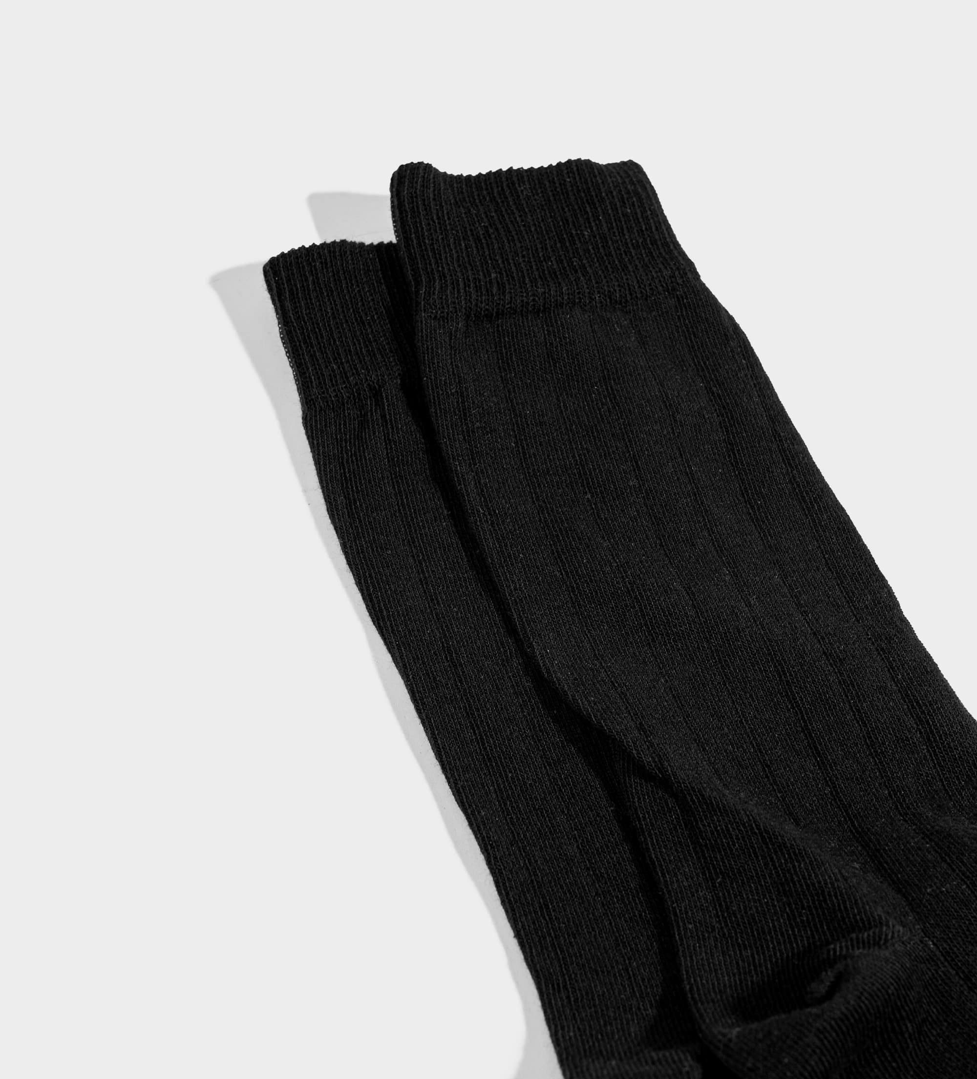 CALCETINES ALGODÓN FORMAL NEGRO