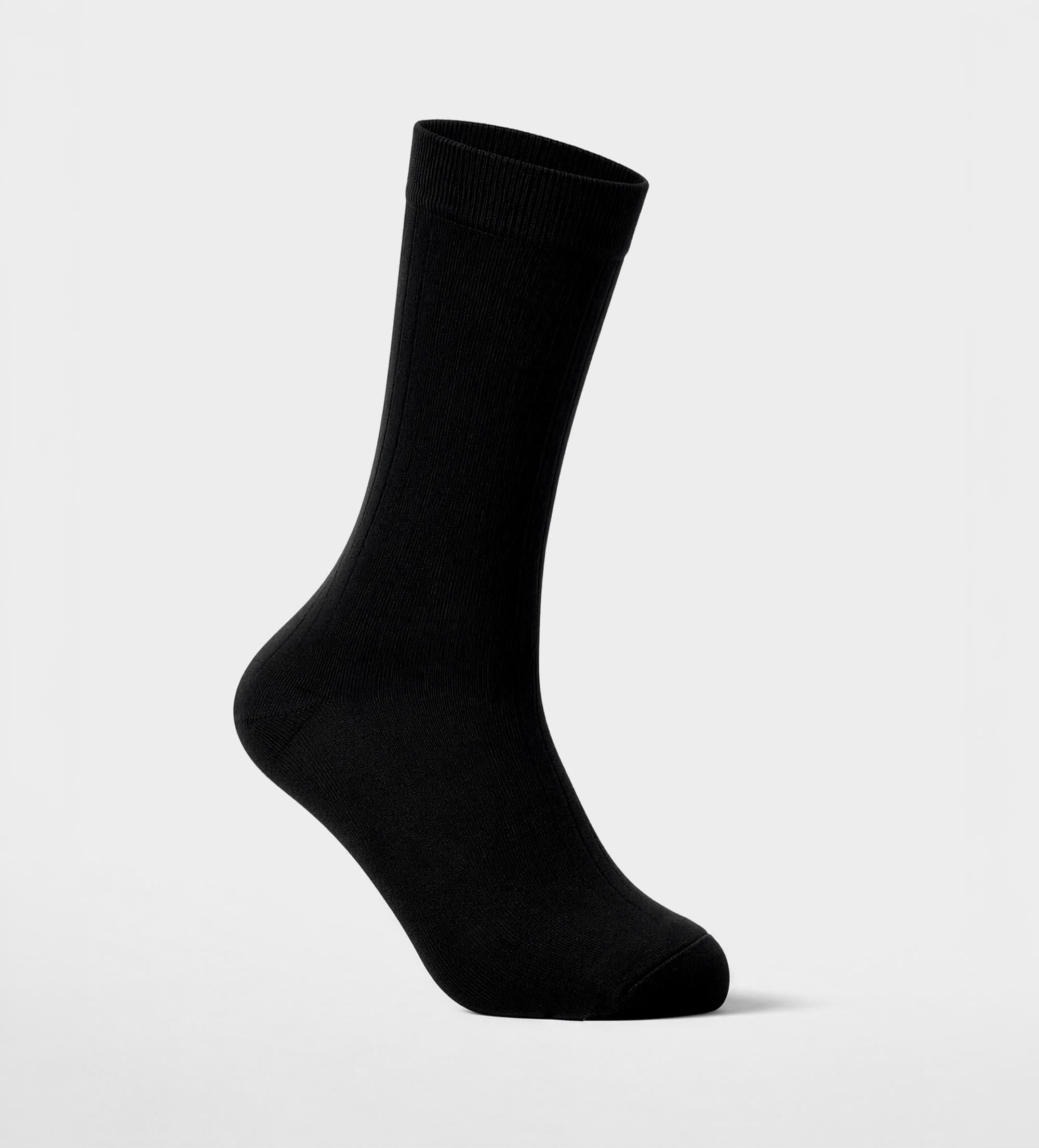 CALCETINES ALGODÓN FORMAL NEGRO