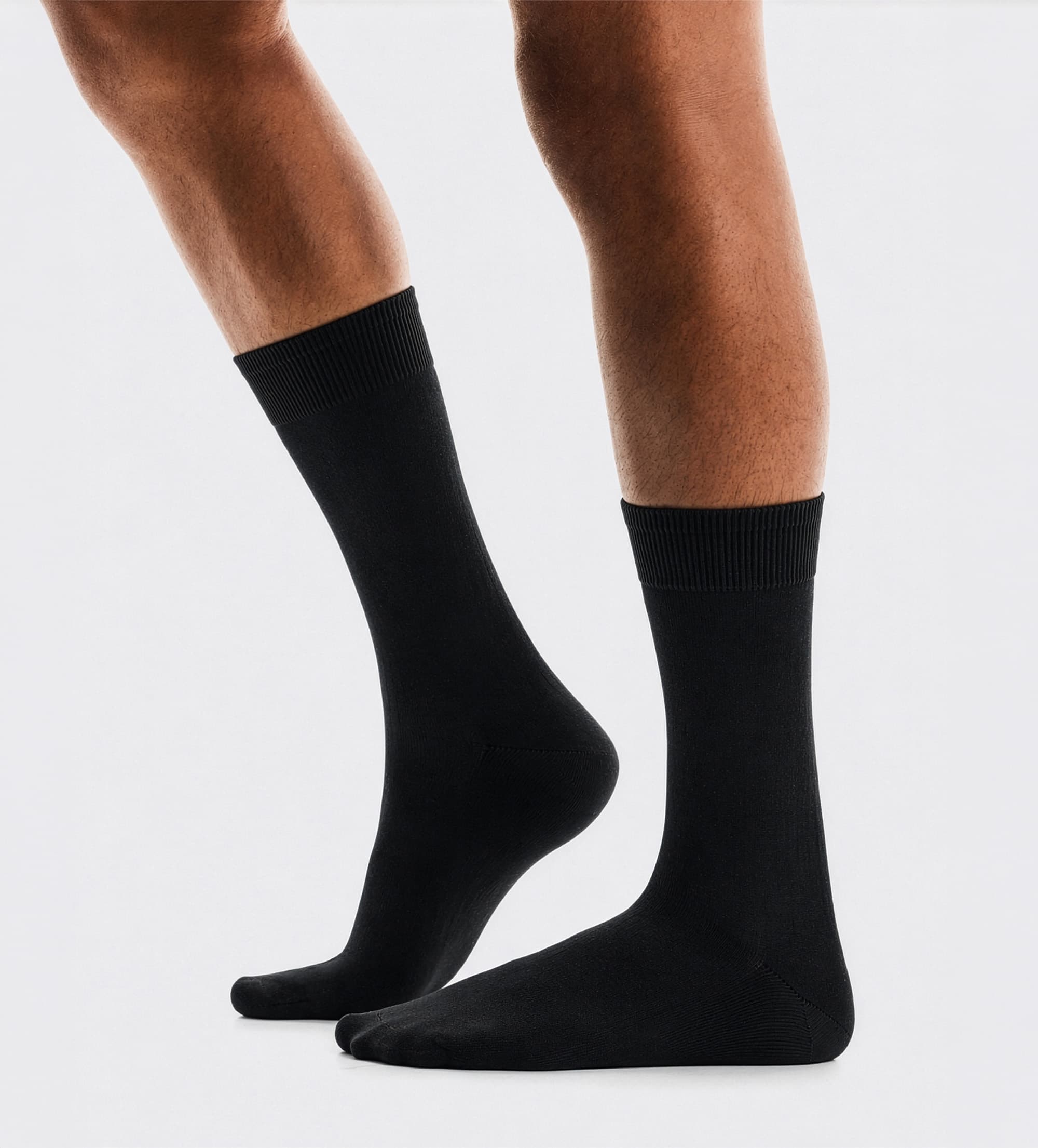 CALCETINES ALGODÓN FORMAL NEGRO