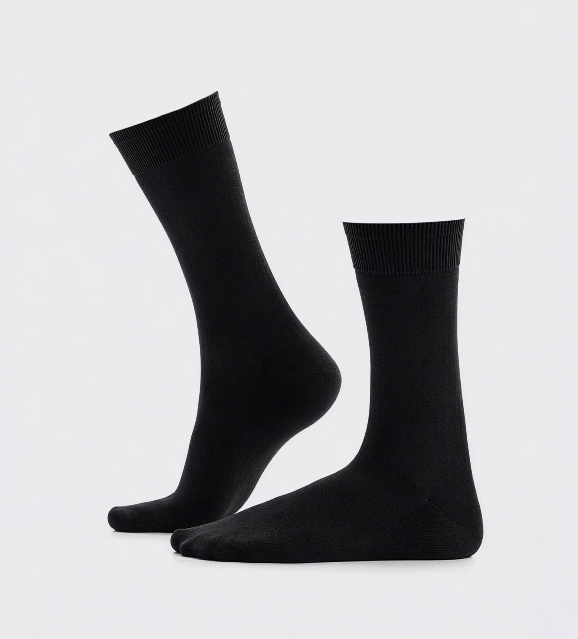 CALCETINES ALGODÓN FORMAL NEGRO