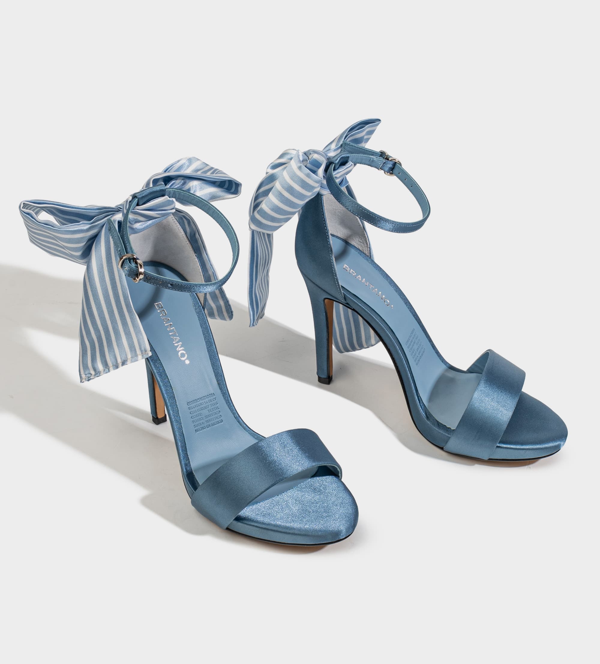 SANDALIA TACÓN AGUJA AZUL