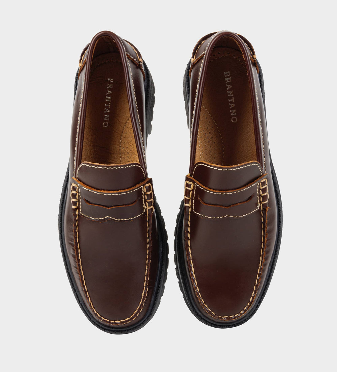 MOCASÍN ANTIFAZ TRACK PIEL CAFÉ