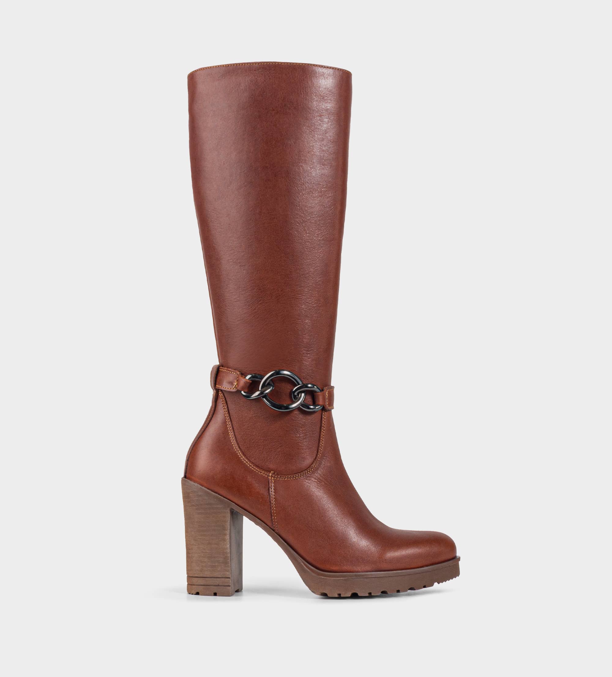 Botas de best sale piel mujer rebajas