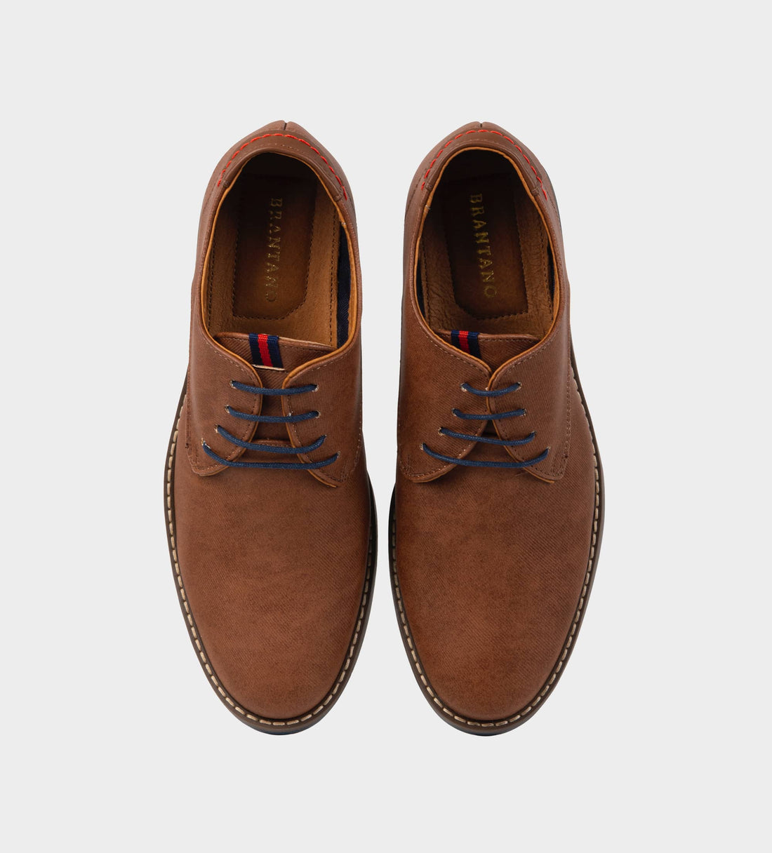 DERBY PESPUNTE TALÓN CASUAL MIEL
