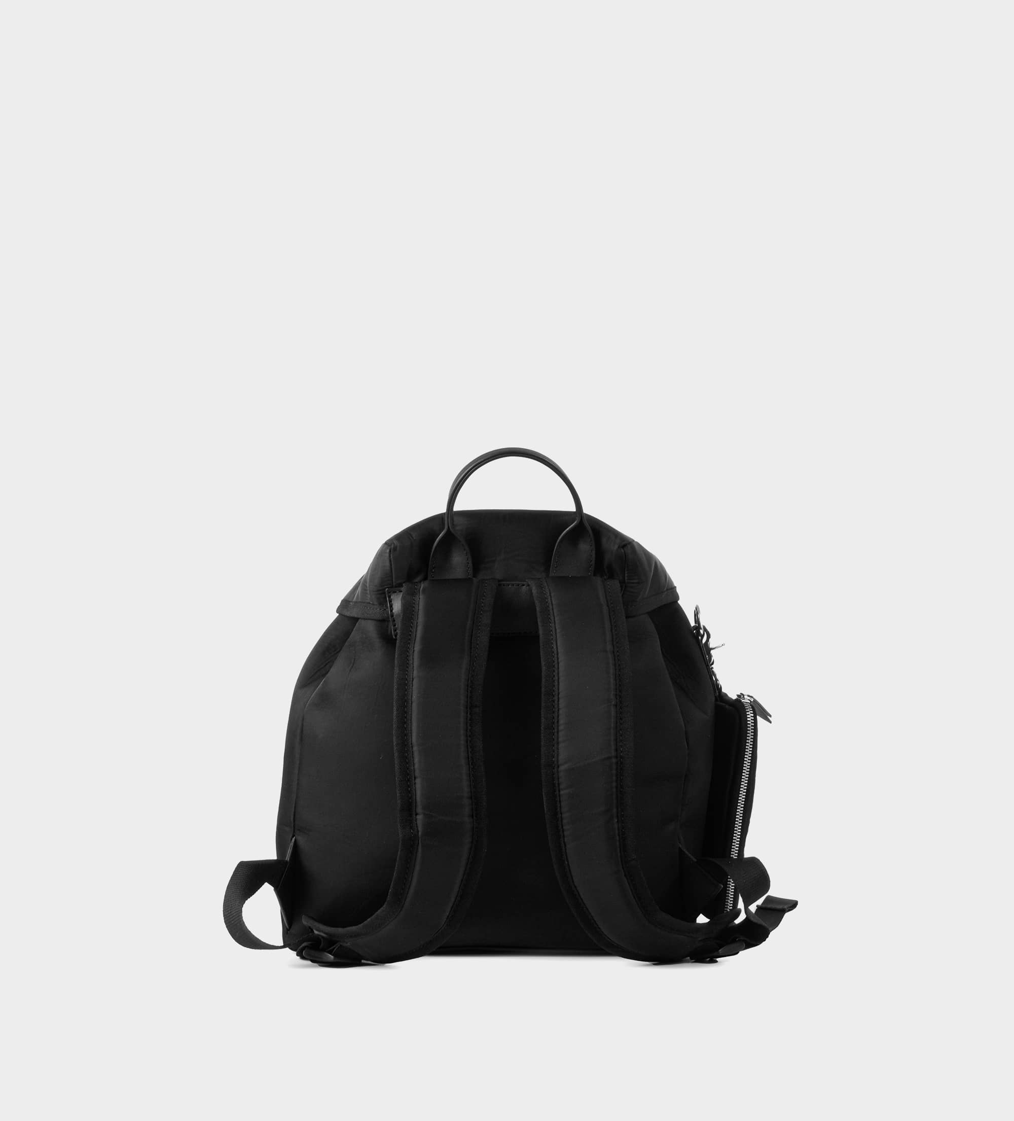 Mini black cheap nylon backpack